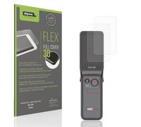 dipos FLEX 2x Pellicola Protettiva opaca per SJCAM C400, Anti-Riflesso, copertura dello Schermo al 100%, compatibile con le impronte digitali, Pellicola Protettiva dello Schermo a copertura totale