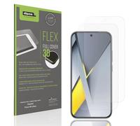 dipos FLEX 2x Pellicola Protettiva opaca per Xiaomi Poco F8 Ultra, Anti-Riflesso, copertura dello Schermo al 100%, compatibile con le impronte digitali, Pellicola Protettiva dello Schermo a copertura