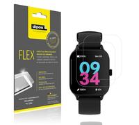 dipos FLEX 2x Pellicola Protettiva trasparente per Decathlon Fit100s | Copertura Totale dello schermo al 100%, Anti-Shock, autorigenerante, senza bolle, anti impronte, autoadesiva