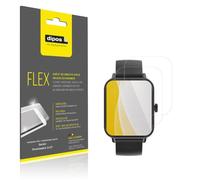 dipos FLEX 2x Pellicola Protettiva trasparente per Sector Smartwatch S-07 | Copertura Totale dello schermo al 100%, Anti-Shock, autorigenerante, senza bolle, anti impronte, autoadesiva