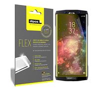 dipos FLEX 3x Pellicola Protettiva trasparente per Homtom HT70 | Copertura Totale dello schermo al 100%, Anti-Shock, autorigenerante, senza bolle, anti impronte, autoadesiva
