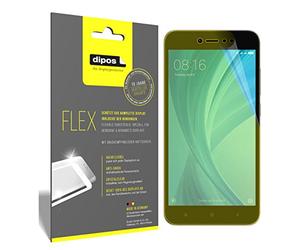 dipos FLEX 3x Pellicola Protettiva trasparente per Xiaomi Note 5A Prime | Copertura Totale dello schermo al 100%, Anti-Shock, autorigenerante, senza bolle, anti impronte, autoadesiva