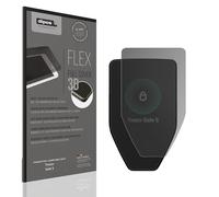 dipos FLEX Privacy Pellicola Protettiva opaca per Trezor Safe 5, 100% di copertura del Display, compatibile con le impronte digitali, Pellicola di copertura completa, Filtro protettivo dello Schermo