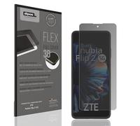 dipos FLEX Privacy Pellicola Protettiva opaca per ZTE Nubia Flip 2 5G, 100% di copertura del Display, compatibile con le impronte digitali, Pellicola di copertura completa, Filtro protettivo dello