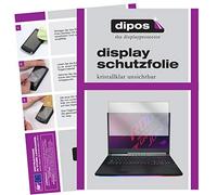 dipos I 2X Pellicola Protettiva Compatibile con ASUS ROG Strix Scar III G731GW-EV104T Pellicola di Protezione Cristallo