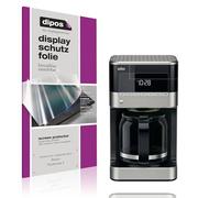 dipos I 2x Pellicola Protettiva compatibile con Braun PurAroma 7 Pellicola di Protezione cristallo