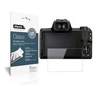 dipos I 2x Pellicola Protettiva compatibile con Canon EOS M50 Mark II Protezione Vetro Flessibile 9H