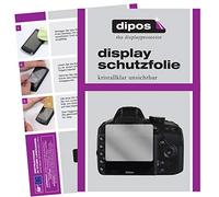 dipos I 2x Pellicola Protettiva compatibile con Nikon D3200 Pellicola di Protezione cristallo