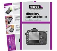 dipos I 2x Pellicola Protettiva compatibile con Nikon D7100 Pellicola di Protezione cristallo
