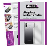 dipos I 2X Pellicola Protettiva Compatibile con Samsung Galaxy A9 PRO (2019) Posteriore Pellicola di Protezione Cristallo