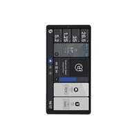 dipos I 2x Pellicola Protettiva compatibile con Shelly Wall Display X2i Pellicola di Protezione cristallo