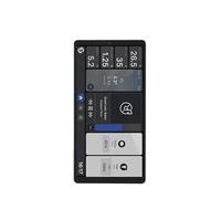 dipos I 2x Pellicola Protettiva compatibile con Shelly Wall Display X2i Protezione Vetro Flessibile 9H