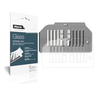 dipos I 2X Pellicola Protettiva Compatibile con Siemens EQ.6 TE605509DE Series 500 Vassoio Compatibile con Tazze Protezione Vetro Flessibile 9H