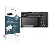 dipos I 2x Pellicola Protettiva compatibile con Sony Alpha 6100 Protezione Vetro Flessibile 9H