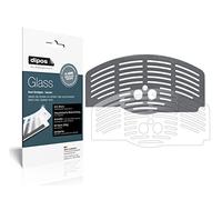 dipos I 2X Pellicola Protettiva Opaco Compatibile con DeLonghi Magnifica EAM 3100.SB Vassoio Compatibile con Tazze Protezione Vetro Flessibile 9H