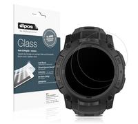 dipos I 2x Pellicola Protettiva opaco compatibile con Garmin Instinct 3 AMOLED Tactical Edition 50mm Protezione Vetro Flessibile 9H