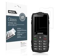 dipos I 2x Pellicola Protettiva opaco compatibile con Hammer Rock LTE Protezione Vetro Flessibile 9H