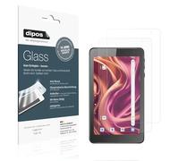 dipos I 2x Pellicola Protettiva opaco compatibile con Logicom Tab 76 Protezione Vetro Flessibile 9H