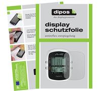 dipos I 3X Pellicola Protettiva antiriflesso Compatibile con Mitac Mio Cyclo 105 HC Pellicola di Protezione
