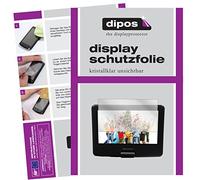 dipos I 3X Pellicola Protettiva Compatibile con DBPower 9,5 Pulgada Tragbarer Dvd-Player Pellicola di Protezione Cristallo