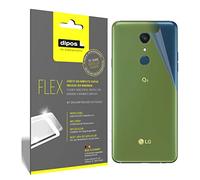 dipos I 3X Pellicola Protettiva Compatibile con LG Q9 Posteriore - Rivestimento del Display al 100% - Pellicola di Protezione