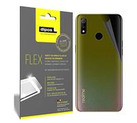 dipos I 3X Pellicola Protettiva Compatibile con Oppo Realme 3 Posteriore Pellicola di Protezione I 3D Full Cover
