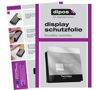 dipos I 3X Pellicola Protettiva Compatibile con TechniSat DigitRadio 110 IR Pellicola di Protezione Cristallo