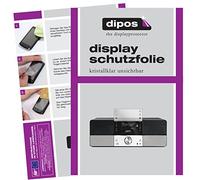 dipos I 3X Pellicola Protettiva Compatibile con TechniSat Digitradio 360 CD IR Pellicola di Protezione Cristallo