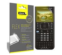 dipos I 3X Pellicola Protettiva Compatibile con Texas Instruments Ti Nspire CX Taschenrechner - Rivestimento del Display al 100% - Pellicola di Protezione