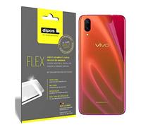 dipos I 3X Pellicola Protettiva Compatibile con Vivo X23 Posteriore - Rivestimento del Display al 100% - Pellicola di Protezione