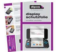 dipos I 4X Pellicola Protettiva Compatibile con Nintendo 2DS XL Pellicola di Protezione Cristallo (2X Anteriore & 2X Posteriore)