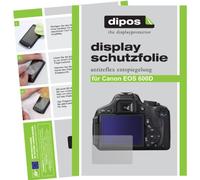 dipos I 6X Pellicola Protettiva antiriflesso Compatibile con Canon EOS 600D Pellicola di Protezione