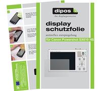 dipos I 6X Pellicola Protettiva antiriflesso Compatibile con Canon Powershot SX610 HS Pellicola di Protezione