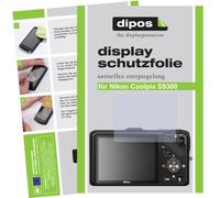 dipos I 6X Pellicola Protettiva antiriflesso Compatibile con Nikon Coolpix S 9300 Pellicola di Protezione