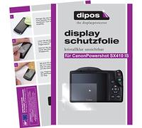 dipos I 6X Pellicola Protettiva Compatibile con Canon Powershot SX410 IS Pellicola di Protezione Cristallo