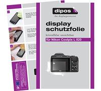 dipos I 6X Pellicola Protettiva Compatibile con Nikon Coolpix L820 Pellicola di Protezione Cristallo