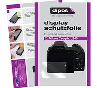 dipos I 6X Pellicola Protettiva Compatibile con Nikon Coolpix L840 Pellicola di Protezione Cristallo