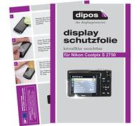 dipos I 6X Pellicola Protettiva Compatibile con Nikon Coolpix S 2750 Pellicola di Protezione Cristallo