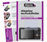 dipos I 6X Pellicola Protettiva Compatibile con Nikon Coolpix S 9300 Pellicola di Protezione Cristallo