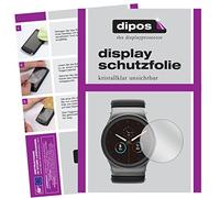 dipos I 6X Pellicola Protettiva Compatibile con Orologi (Circolare, Diametro: 53 mm) Pellicola di Protezione Cristallo
