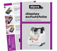 dipos I Pellicola Protettiva Compatibile con Monsieur Cuisine Smart SKMS 1200 A1 Pellicola di Protezione Cristallo