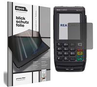 dipos I Protezione Vista Compatibile con Rea Card T9 PRO Terminal Pellicola Prottetiva Privacy 4 Modi
