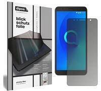 dipos Pellicola Privacy per Alcatel 3C | Protezione schermo opaca Anti-Spia a 4 Vie, si adatta perfettamente, antigraffio, senza bolle, autoadesiva
