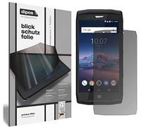dipos I Protezione Vista Compatibile con Crosscall Trekker X4 Pellicola Prottetiva Privacy 4 Modi