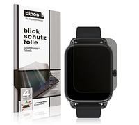 dipos Pellicola Privacy per Haylou RS4 | Protezione schermo opaca Anti-Spia a 4 Vie, si adatta perfettamente, antigraffio, senza bolle, autoadesiva