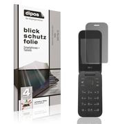 dipos Pellicola Privacy per HMD 2660 Flip 4G | Protezione schermo opaca Anti-Spia a 4 Vie, si adatta perfettamente, antigraffio, senza bolle, autoadesiva