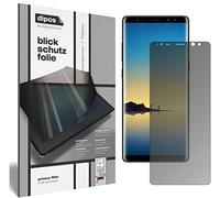 dipos Pellicola Privacy per Samsung Galaxy Note 8 | Protezione schermo opaca Anti-Spia a 4 Vie, si adatta perfettamente, antigraffio, senza bolle, autoadesiva