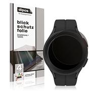 dipos Pellicola Privacy per Samsung Galaxy Watch 5 Pro | Protezione schermo opaca Anti-Spia a 4 Vie, si adatta perfettamente, antigraffio, senza bolle, autoadesiva
