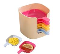 Dipping Bowls - 3.62x4.92x3.15 inches Small Sauce Plates Set for Condiment, Multi-Purpose with Sturdy Material, Kitchen Tool for Dressing, Home, Camping, Lunch, Picnic, Dinner