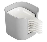 Dipping Sauce Plate and Holder Set, Dipping Bowls with Handle Portable and Easy to Clean for Family Gatherings Parties Barbecues Outdoor Events (1 set)